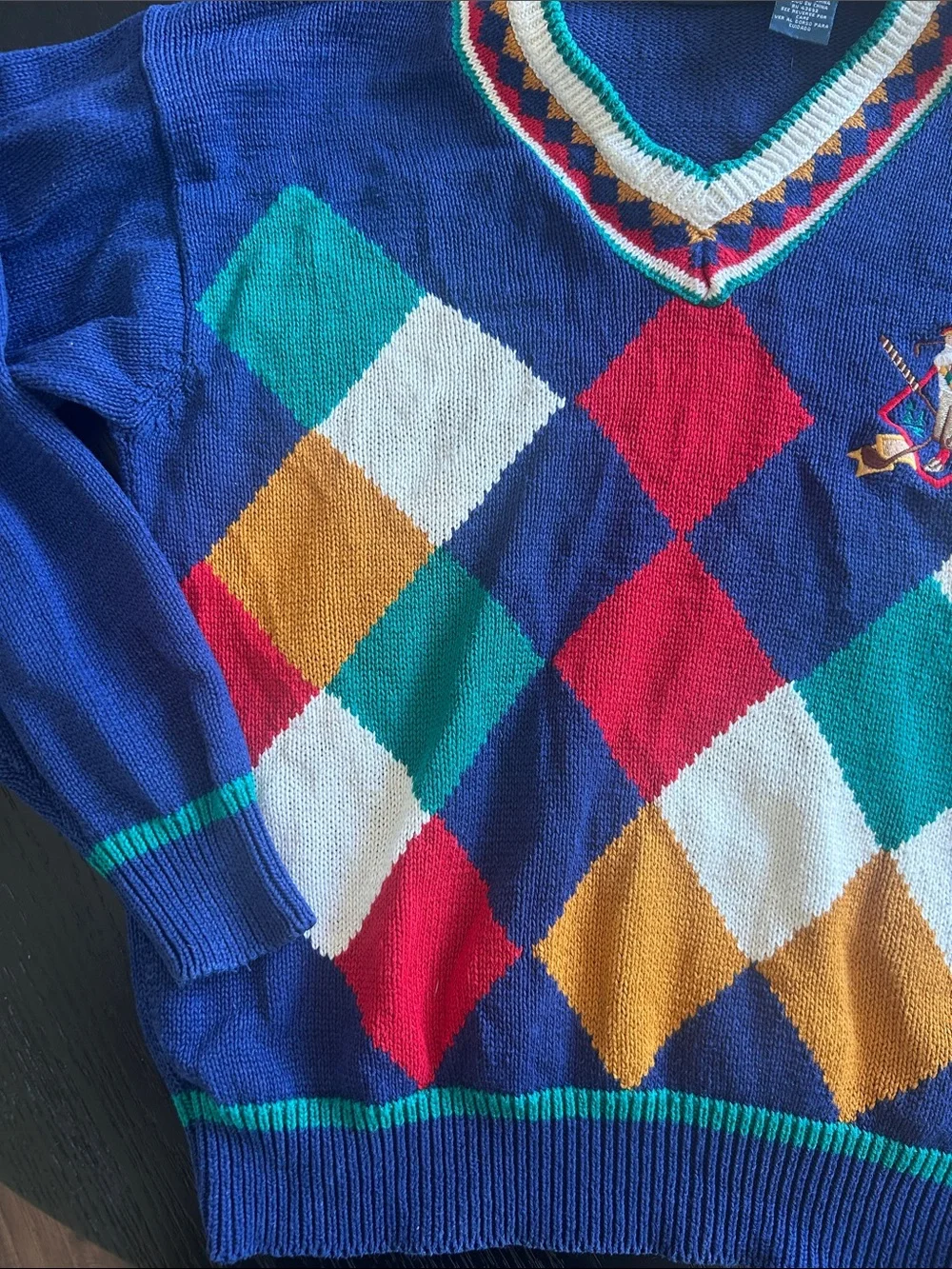 Vintage Golfer Knit Sweater